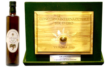 2003SOLオリーブオイルコンテスト金賞