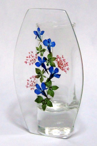 『押し花』レジン花瓶（ロベリア）